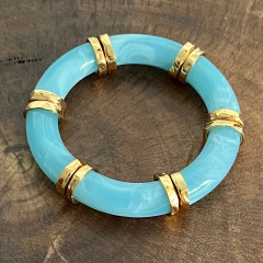 Pulseira Resina S&B - Azul