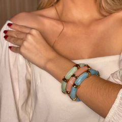 Pulseira Resina S&B - Azul - comprar online