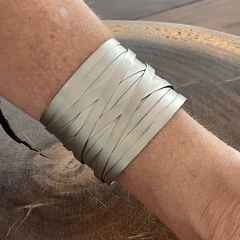 Bracelete Ninho - Ródio Fosco - comprar online