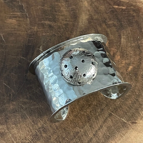 Bracelete Cogumelo - Ródio