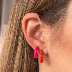 Argolinha Selena Esmaltada - comprar online