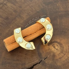 Brinco Ear Cuff - Pérola Shell