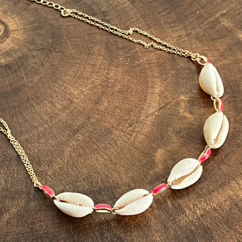 Choker Búzios Naturais