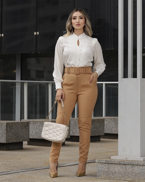 CALÇA BRUNA BEGE - comprar online