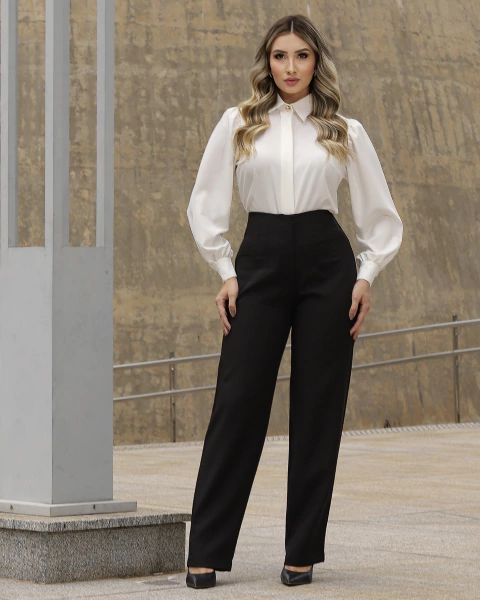 CALÇA CELINE PRETA - comprar online