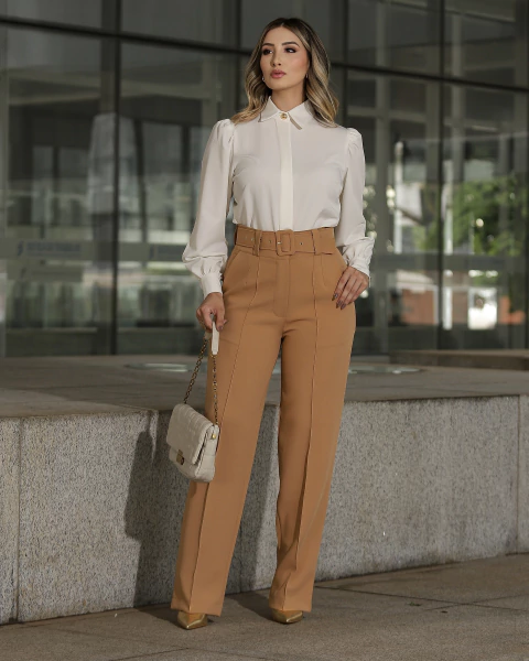 CALÇA MONY BEGE - comprar online