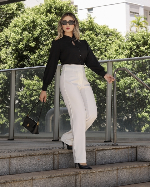 CALÇA CELINE OFF WHITE - comprar online