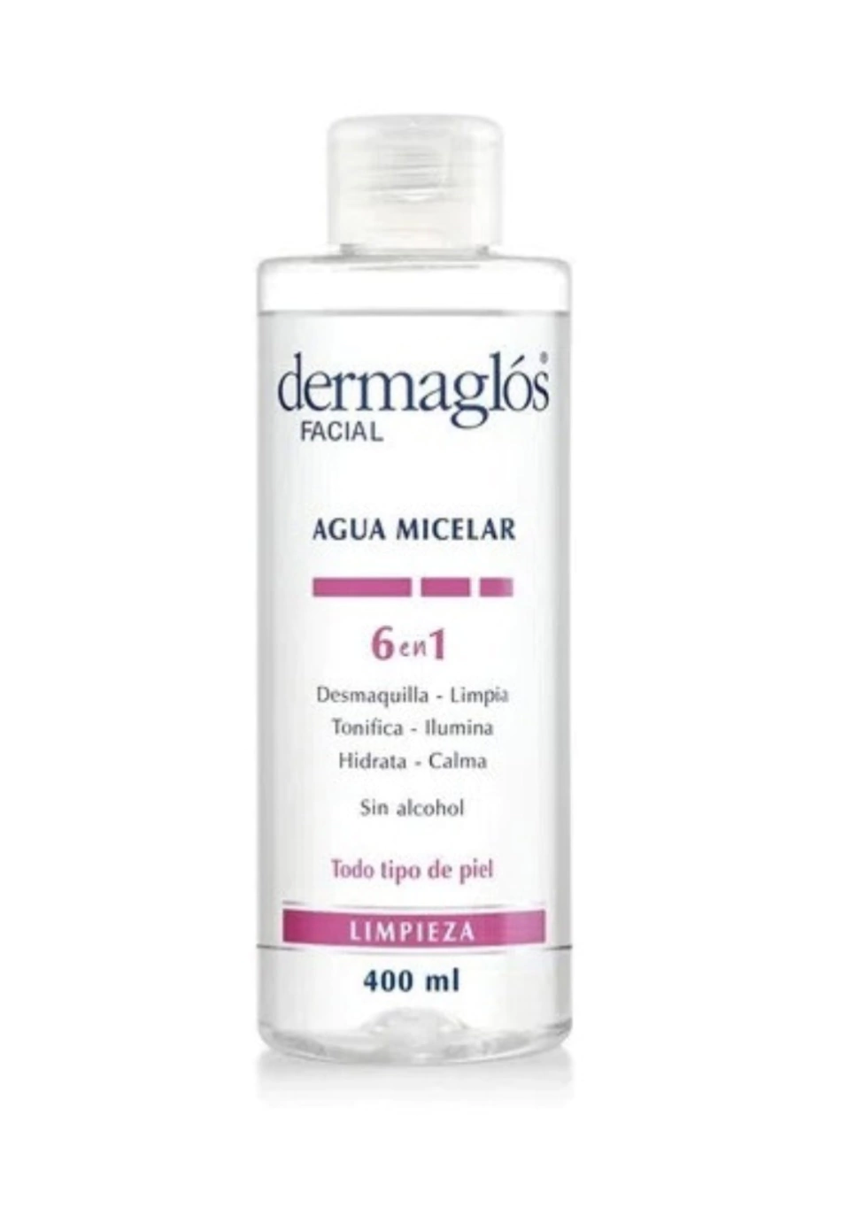 Dermaglos Agua Micelar 400 ml 6 en 1