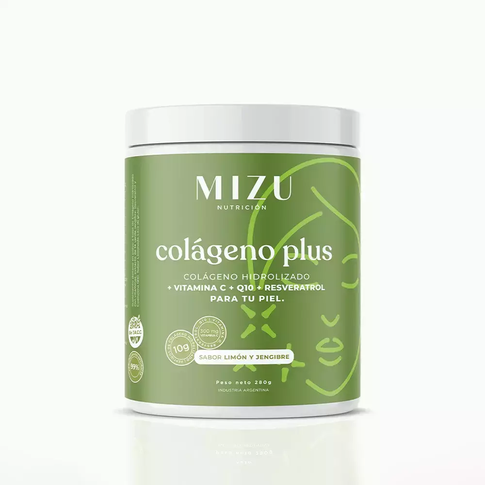Mizu Colageno Plus Sabor Menta y Jengibre 280g