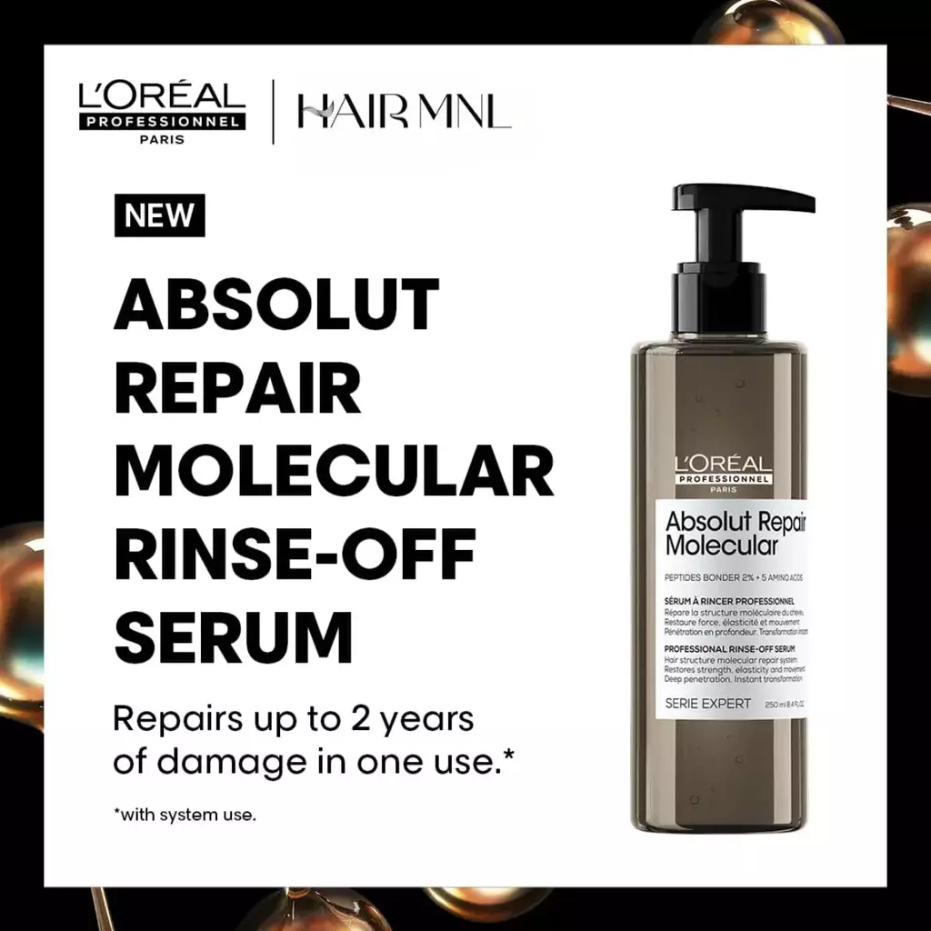L'oreal Professionnel Absolut Repair Molecular Rinse-Off Serum Peptides Bonder 2% + 5 Amino Acids 250ml