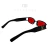 Gafas LUXURY rojo /negro - Gafas Deb