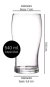 Vaso De Vidrio Rigolleau Pinta 540ml X12 Unidades - comprar online