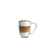 Set X6 Pocillos Doble Pared 394 Ml Con Asa Vidrio Café