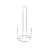 Portarollo Porta Rollo Cocina Cromo Cromado Redondo Simple