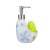 Dispenser De Detergente Con Esponja Flores Azul