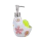 Dispenser De Detergente Con Esponja Flores Naranja