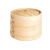 Vaporera Desmontable Verdura Bambu 2 Niveles Con Tapa Cocina