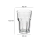 Vaso Facetado 400ml Vidrio Transparentes Durax Unidad - comprar online