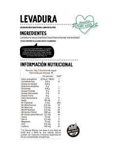 Levadura Nutricional, Sin tacc - tienda online
