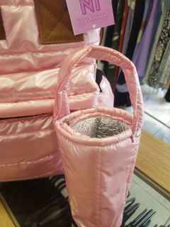 Mochila Maternal Puffer con Cambiador y Porta Mamadera - tienda online