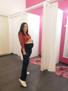 Imagen de Jeans Cargo Recto Con Faja Cruzada