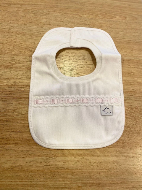 Babero con pasacinta 0-3m