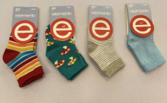 Media bebé estampada