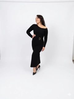 Vestido un Hombro con Hebilla - comprar online
