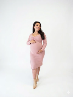 Vestido Nudo para Embarazo y Lactancia