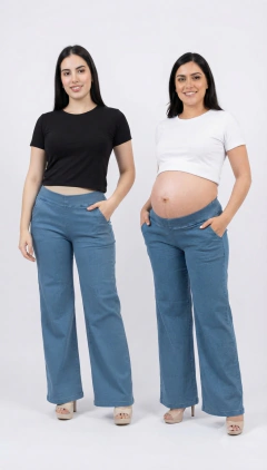 Jeans Wide tiro bajo