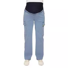 Jeans Cargo Celeste - comprar online