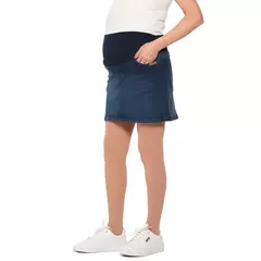 Pollera corta de Jeans para Embarazadas