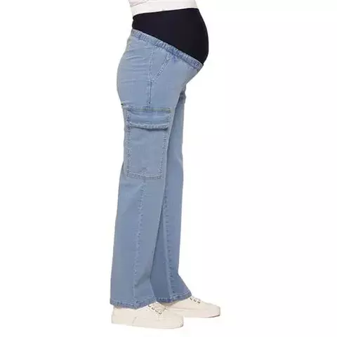 Jeans Cargo Celeste