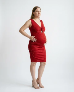 Vestido de Fiesta para Embarazadas Brillante al Cuerpo en internet