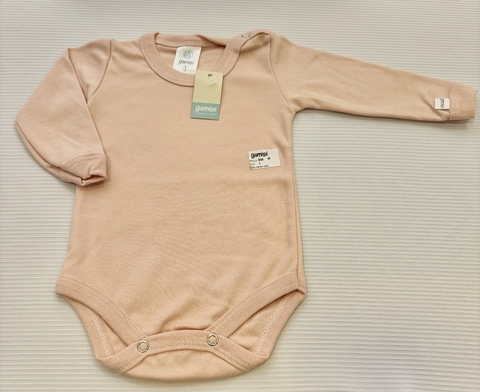Body Gamisé liso colores suaves Manga larga