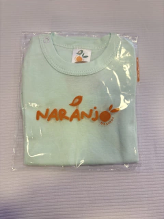 Body liso manga corta Naranjo