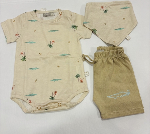 Ajuar de verano 3 piezas Baby Skin