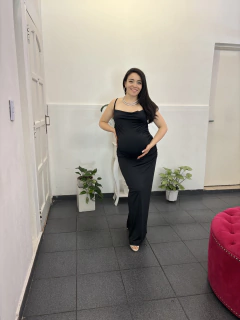Vestido de Fiesta para Embarazadas Largo de Lycra - tienda online