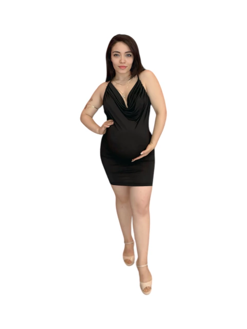 Vestido de Fiesta para Embarazadas con Buche