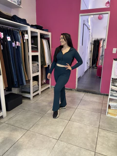 Imagen de Conjunto Frizado Oxford doble Faja y Campera