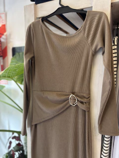 Vestido un Hombro con Hebilla - comprar online