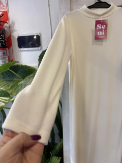 Vestido Polera al Cuerpo Frizado - comprar online