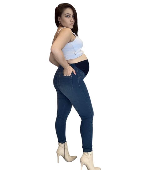 Jeans Tiro Alto Faja Confort para Embarazadas - comprar online