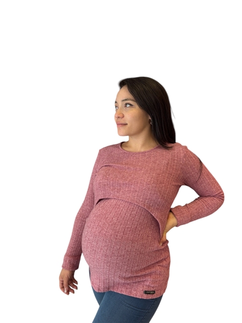 Sweater Lanilla labrada para Amamantar - comprar online