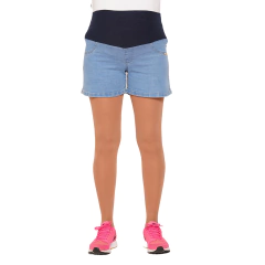 Short Clásico de Jeans Celeste para Embarazadas - comprar online