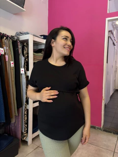 Remera oversize apto embazo y lactancia - tienda online