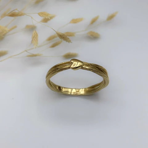 Anel Presença - Ouro 18K - Coleção Jeitos de Amar