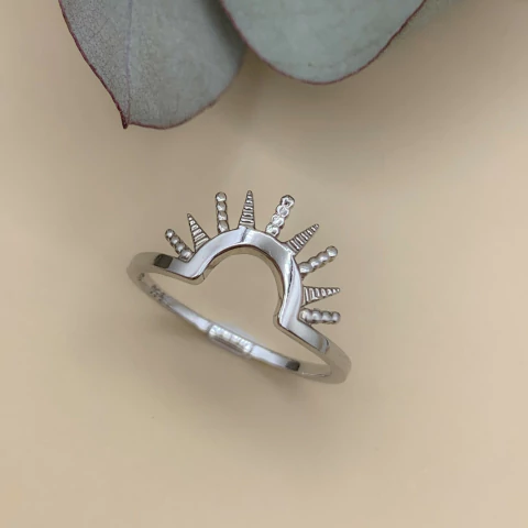 Anel Raios Empodere-se! Prata 950 - Coleção Liberdade