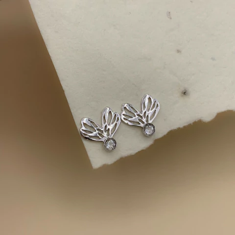 Brinco Atreva-se! Prata 950 - Coleção Liberdade