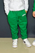 Calça moletom peluciado mini verde - comprar online